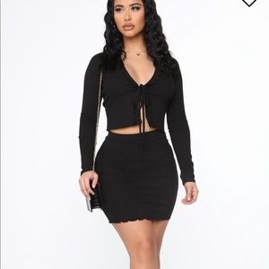 NEVER WORN!!! Fashion Nova Two piece set